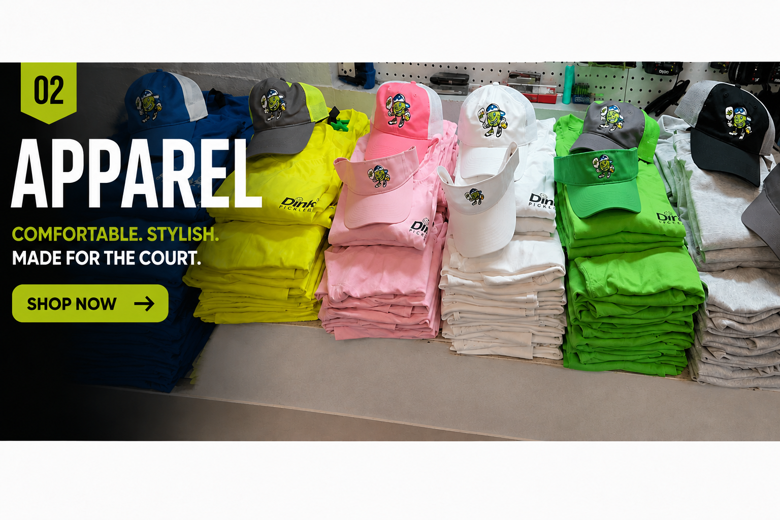 Shop Apparel at Dinkie Pickleball