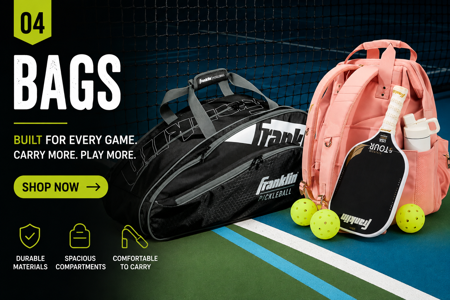 Shop Bags at Dinkie Pickleball