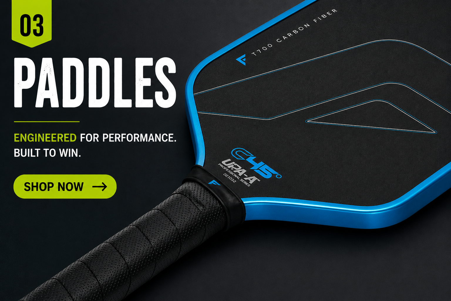 Shop Paddles at Dinkie Pickleball