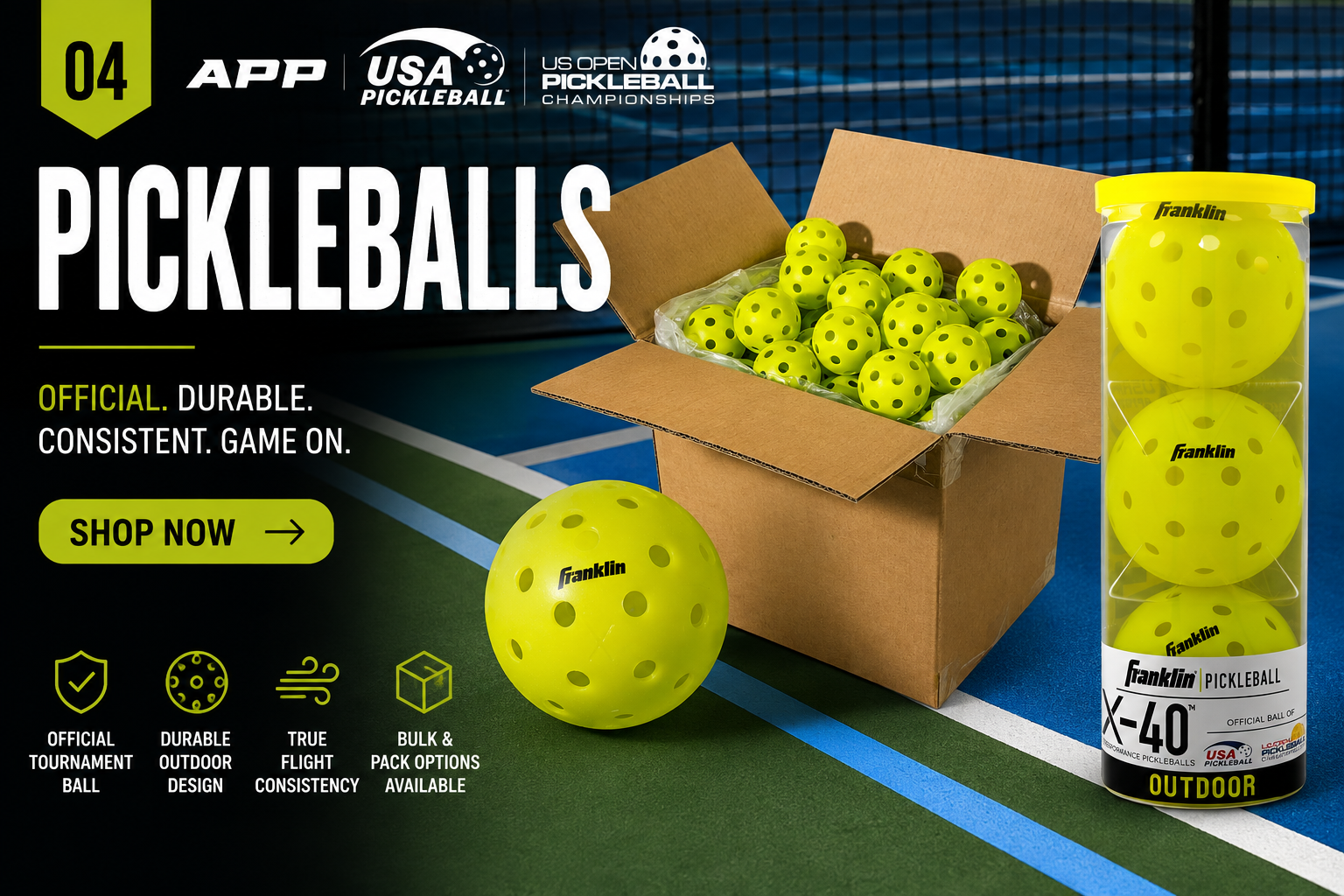 Shop Pickleballs at Dinkie Pickleball