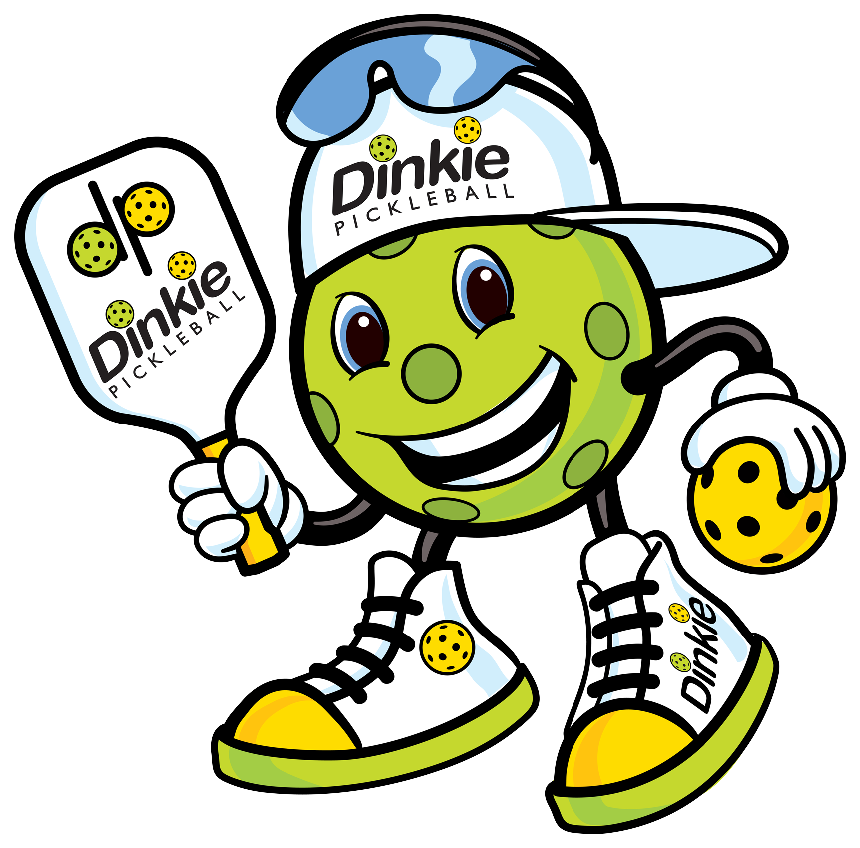 DinkieMascot-OrigRB Dinkie Pickleball