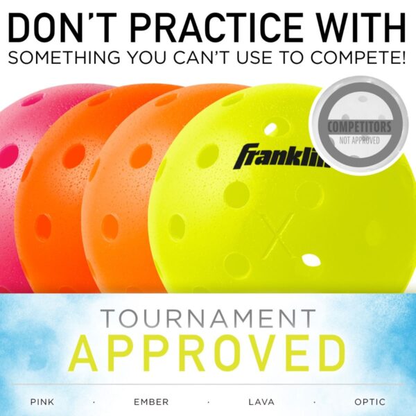 Franklin® X-40 Pickleballs by Dinkie Pickleball®