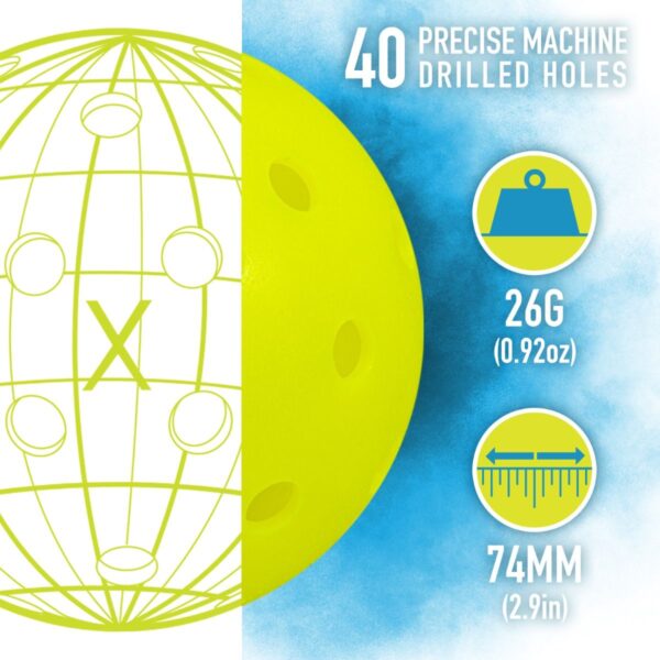 Franklin® X-40 Pickleballs by Dinkie Pickleball®
