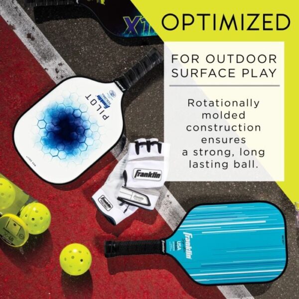 Franklin® X-40 Outdoor Pickleballs by Dinkie Pickleball®