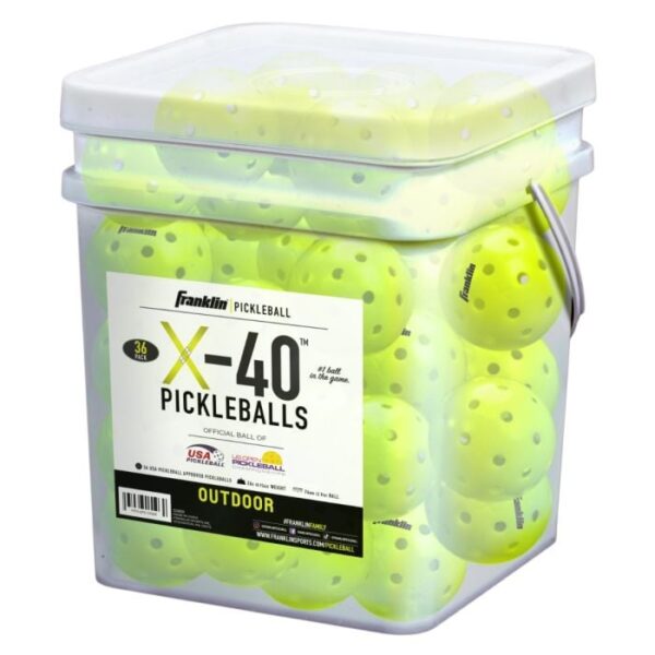 Franklin® X-40 Outdoor Pickleballs by Dinkie Pickleball®