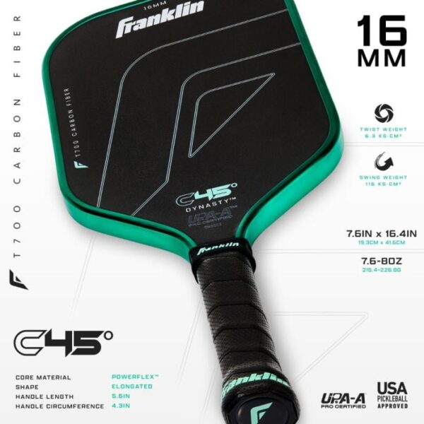Franklin® C45 Dynasty Series Pickleball Paddle by Dinkie Pickleball®