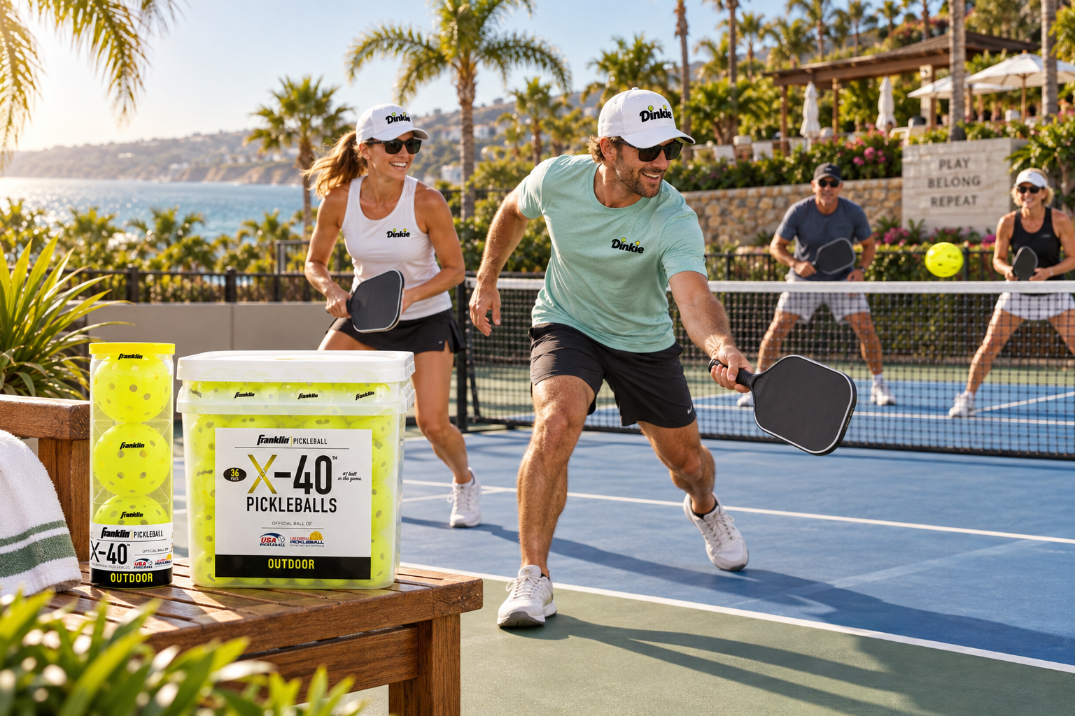 Franklin® X-40 Pickleballs 3 Pack — gallery view