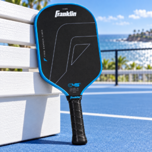 Franklin C45° Carbon Fiber Pickleball Paddle – Hybrid Series 14mm — front view