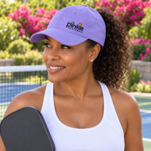 Dinkie® Pickleball Logo Ladies Ponytail Hat — front view