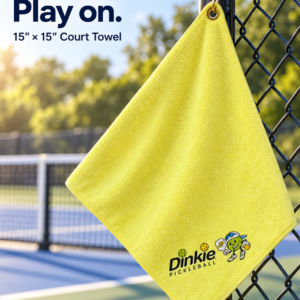 Dinkie® Pickleball Court Towel — front view